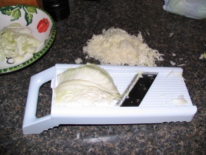 how to shred cabbage